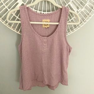 waffle tank top
